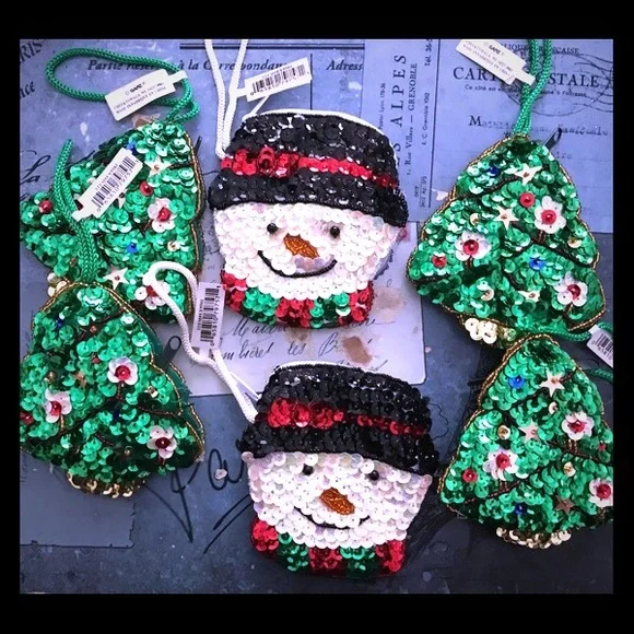 🎄Christmas🎄sparkly sequin beaded coin purses - Picture 1 of 3
